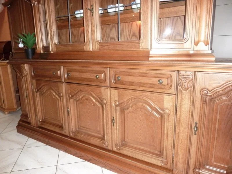 Rustikální komoda + závěsná v. - foto 2